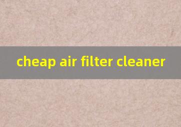cheap air filter cleaner
